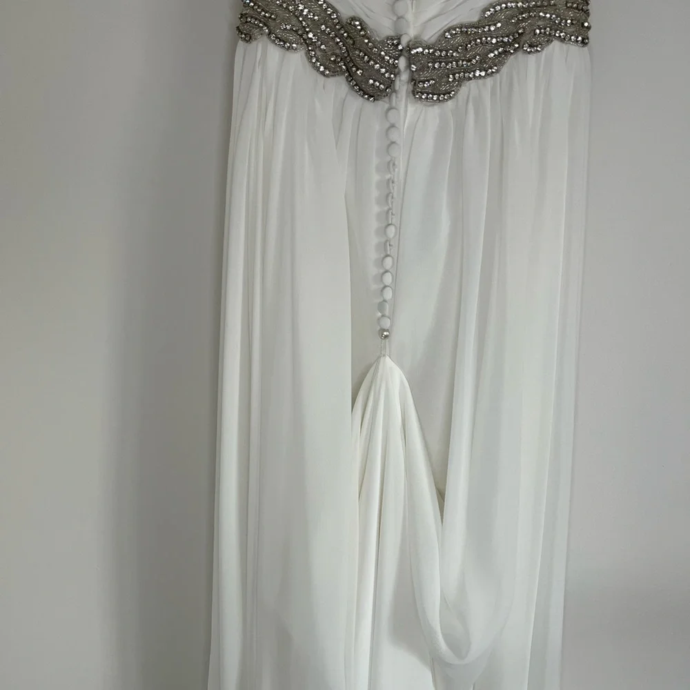 JJs House Elegant White Wedding Dress - Picture 12 of 16